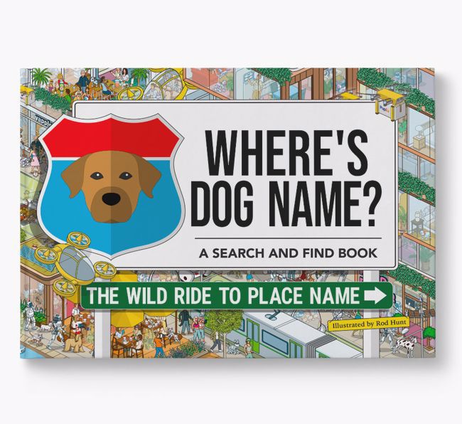 Personalised Staffador Book: Where's Dog Name? Volume 3